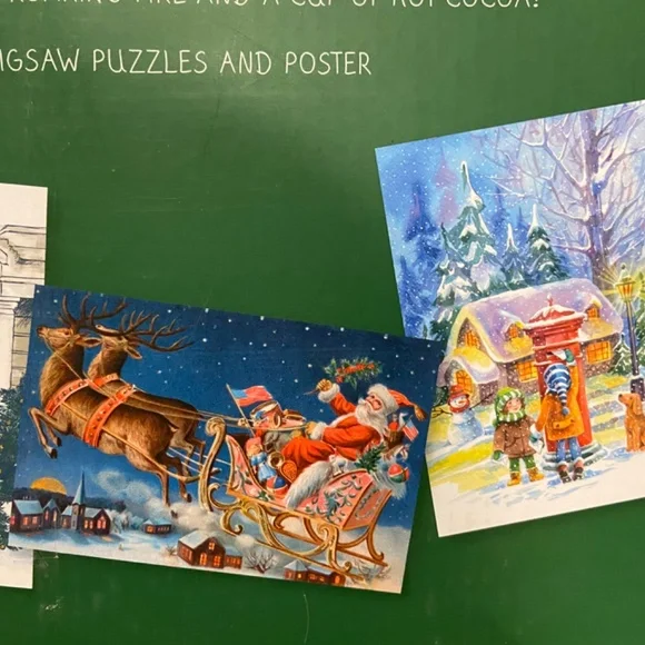 The Festive Jigsaw Collection 1000 piece Christmas Puzzles- 4 in one box! - Picture 5 of 9